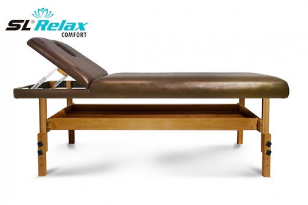 Массажный стол Relax Comfort коричневая кожа